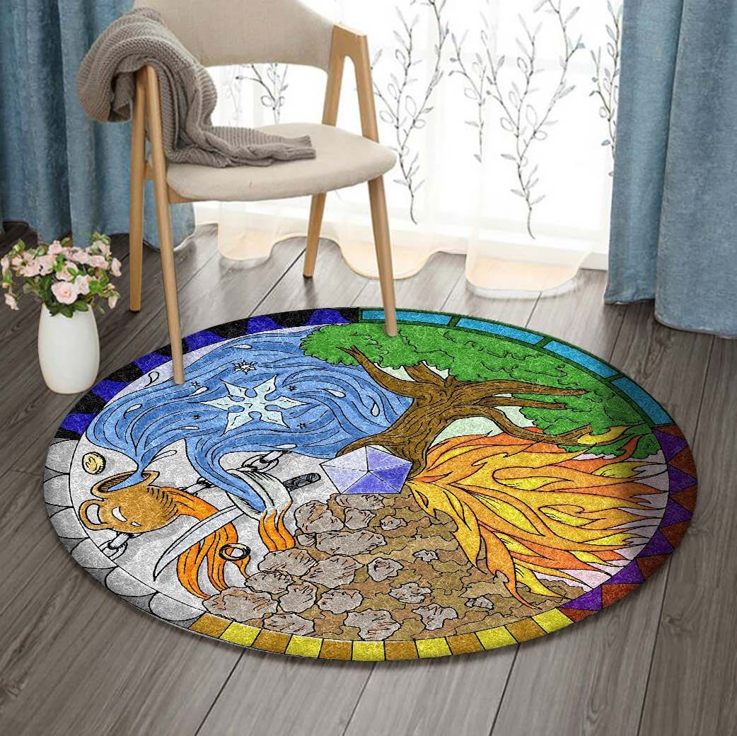 Environment Round Rug Carpet Bedroom Livingroom Home Decor