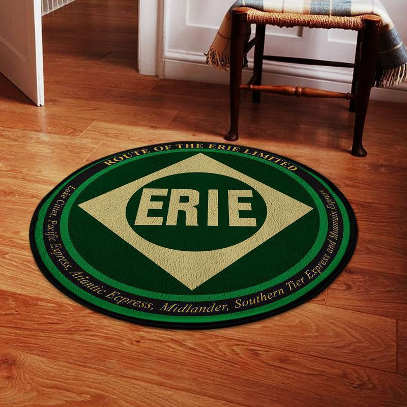 Erie Round Rug Carpet Bedroom Livingroom Home Decor