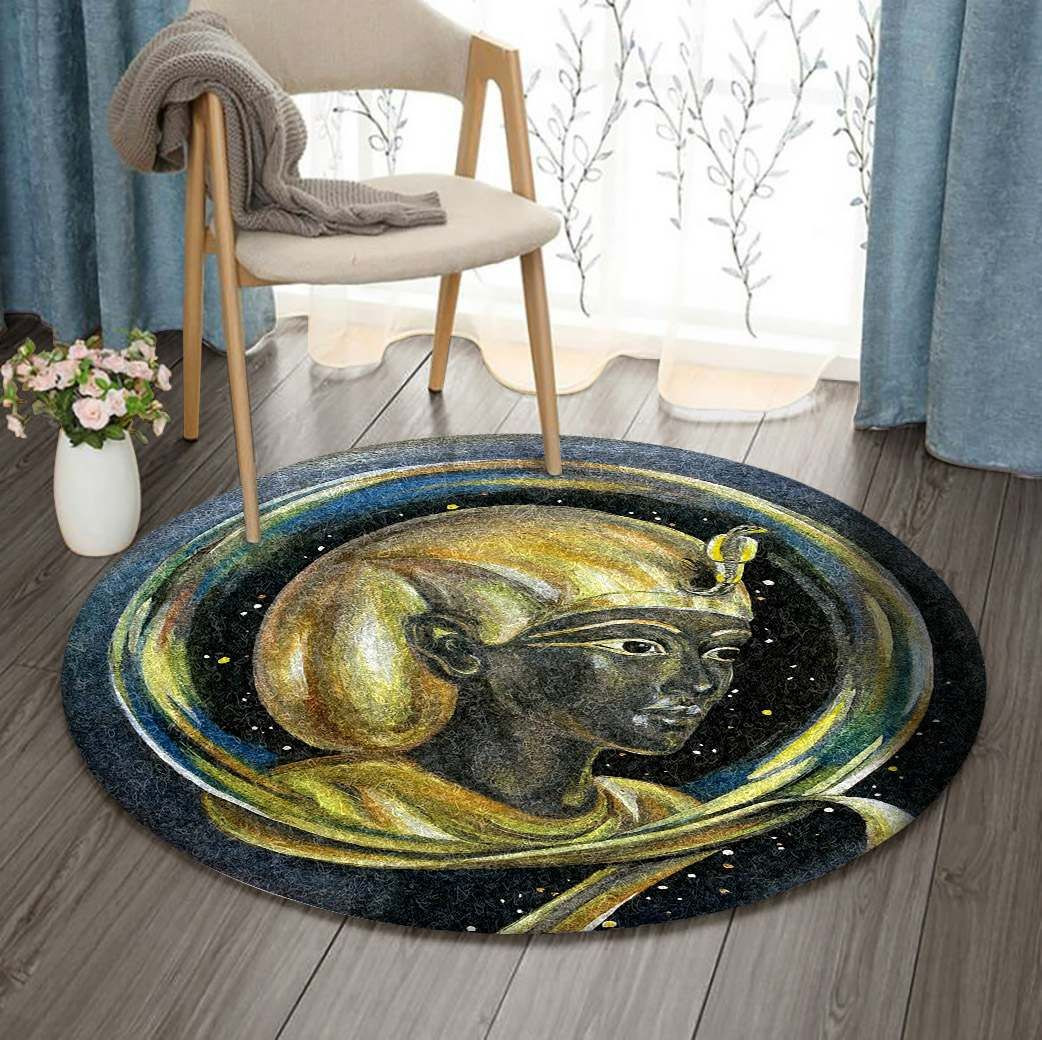 Eternal Egypt Round Rug Carpet Bedroom Livingroom Home Decor