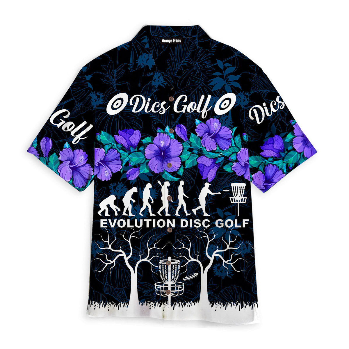 Evolution Disc Golf Hawaiian Shirt