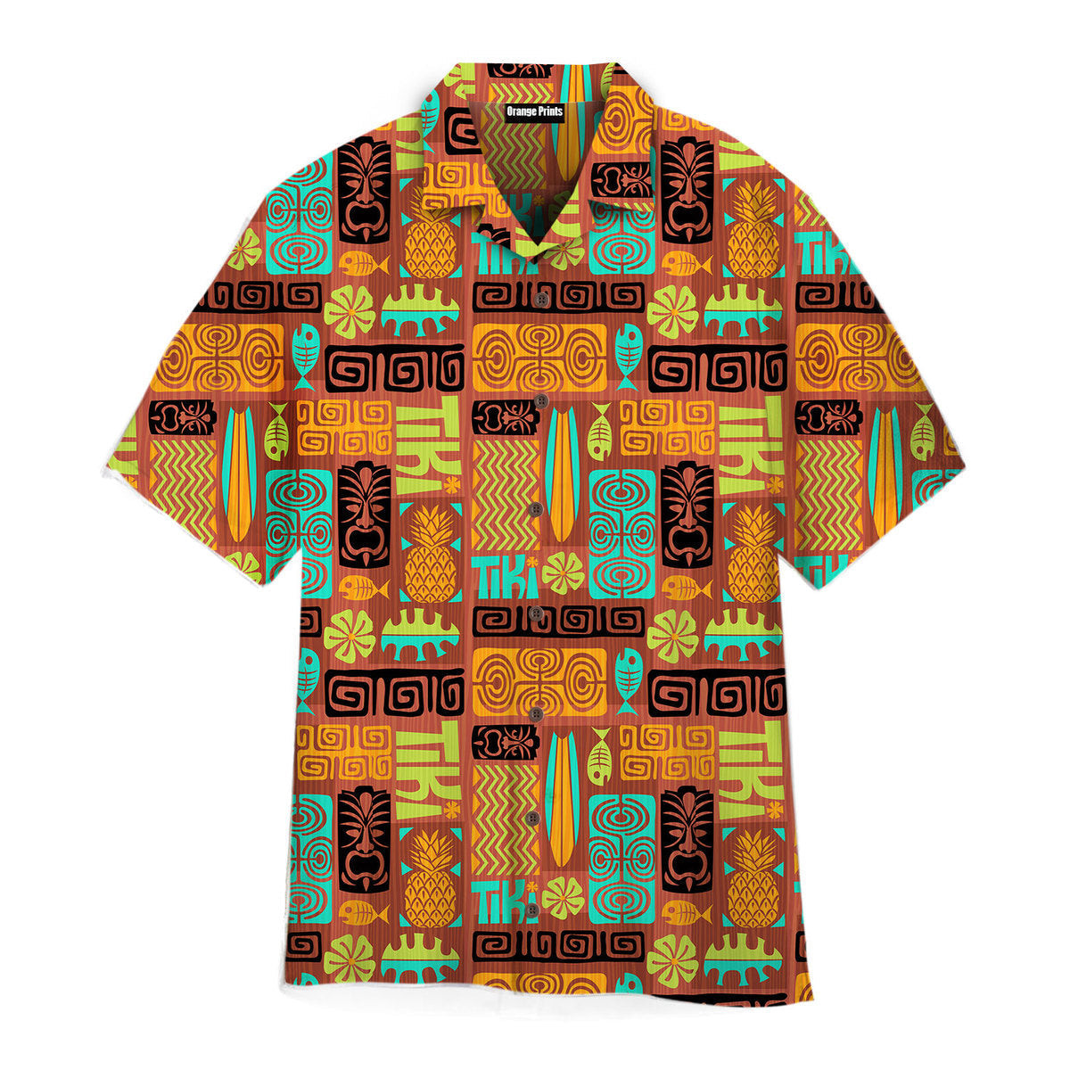 Exotic Tiki Pattern Hawaiian Shirt