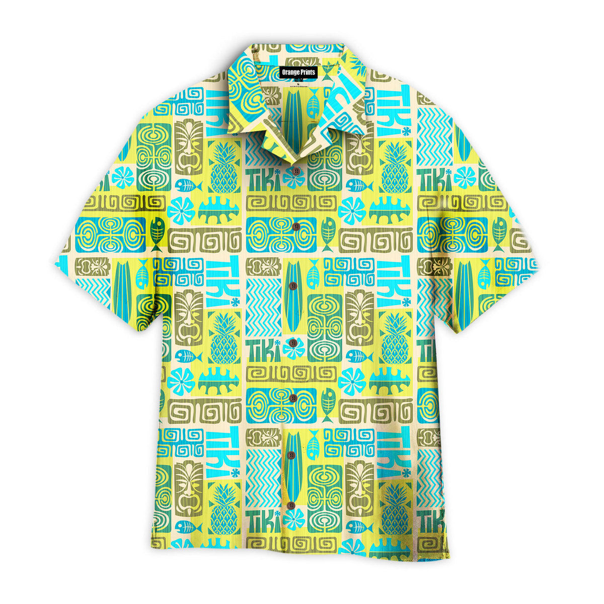 Exotic Tiki Pattern Hawaiian Shirt