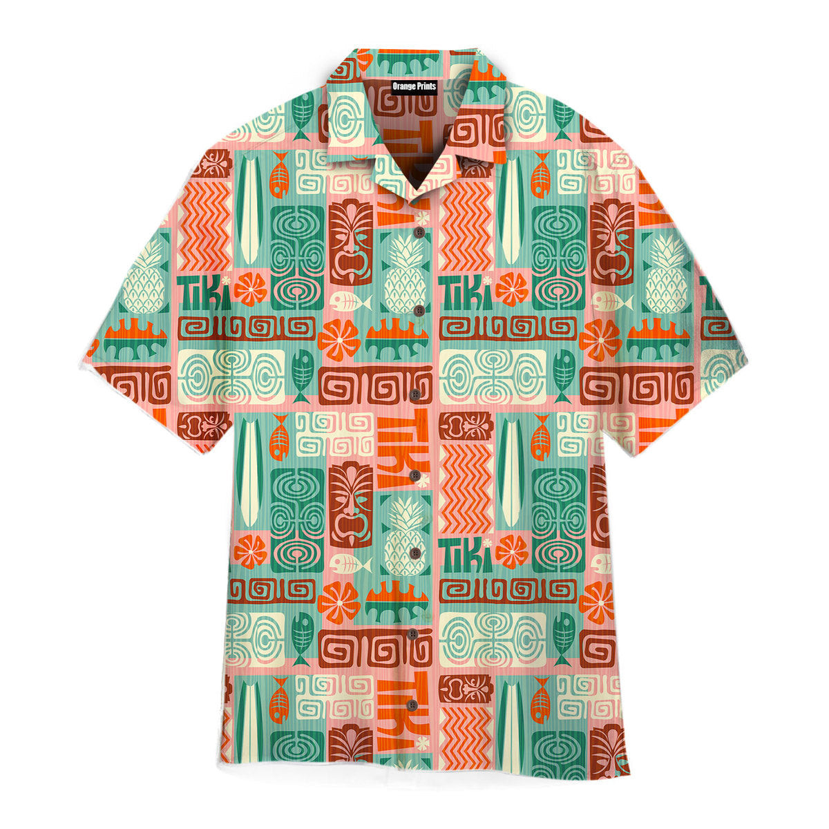 Exotic Tiki Pattern Hawaiian Shirt