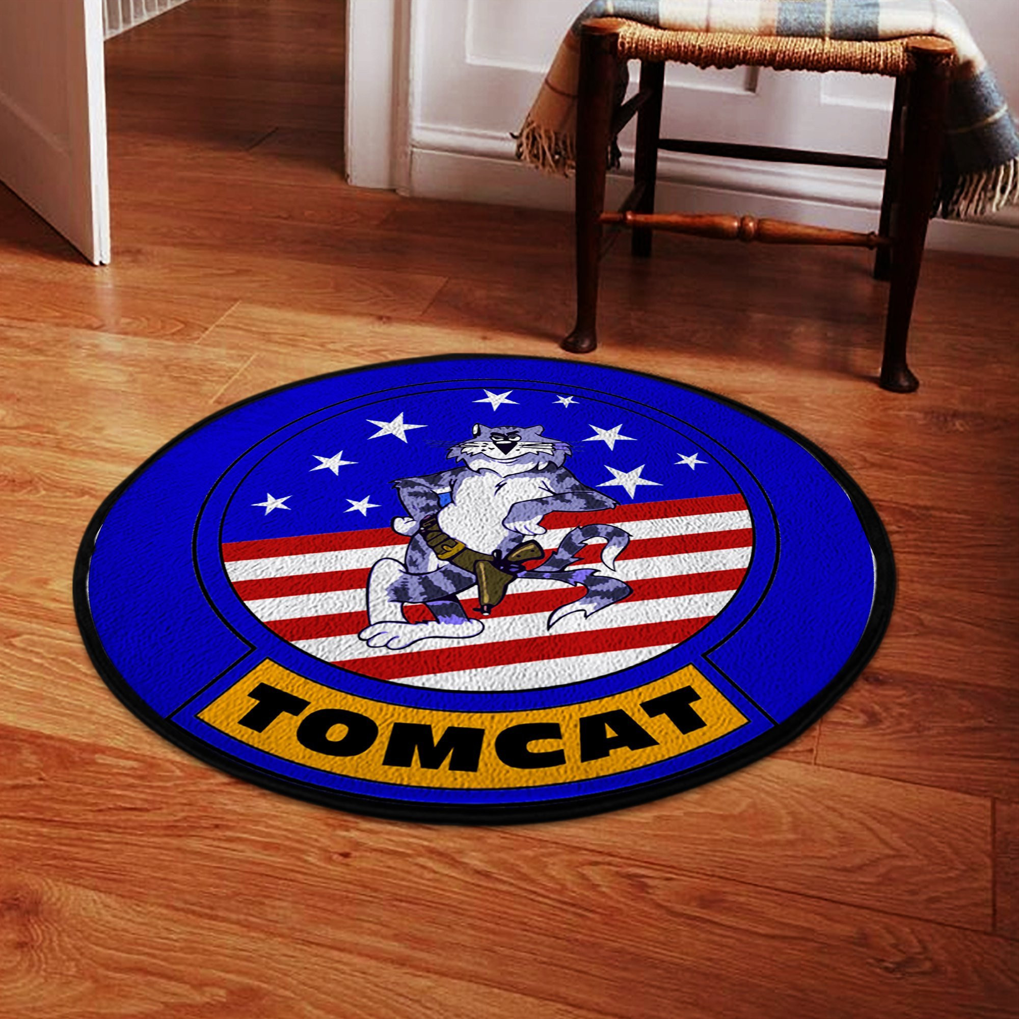 F 14 Tomcat Round Rug Carpet Bedroom Livingroom Home Decor