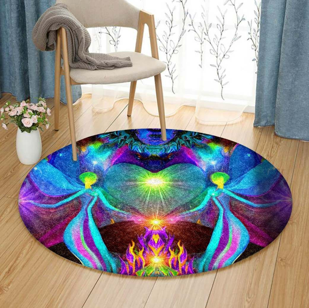 Fairy Round Rug Carpet Bedroom Livingroom Home Decor