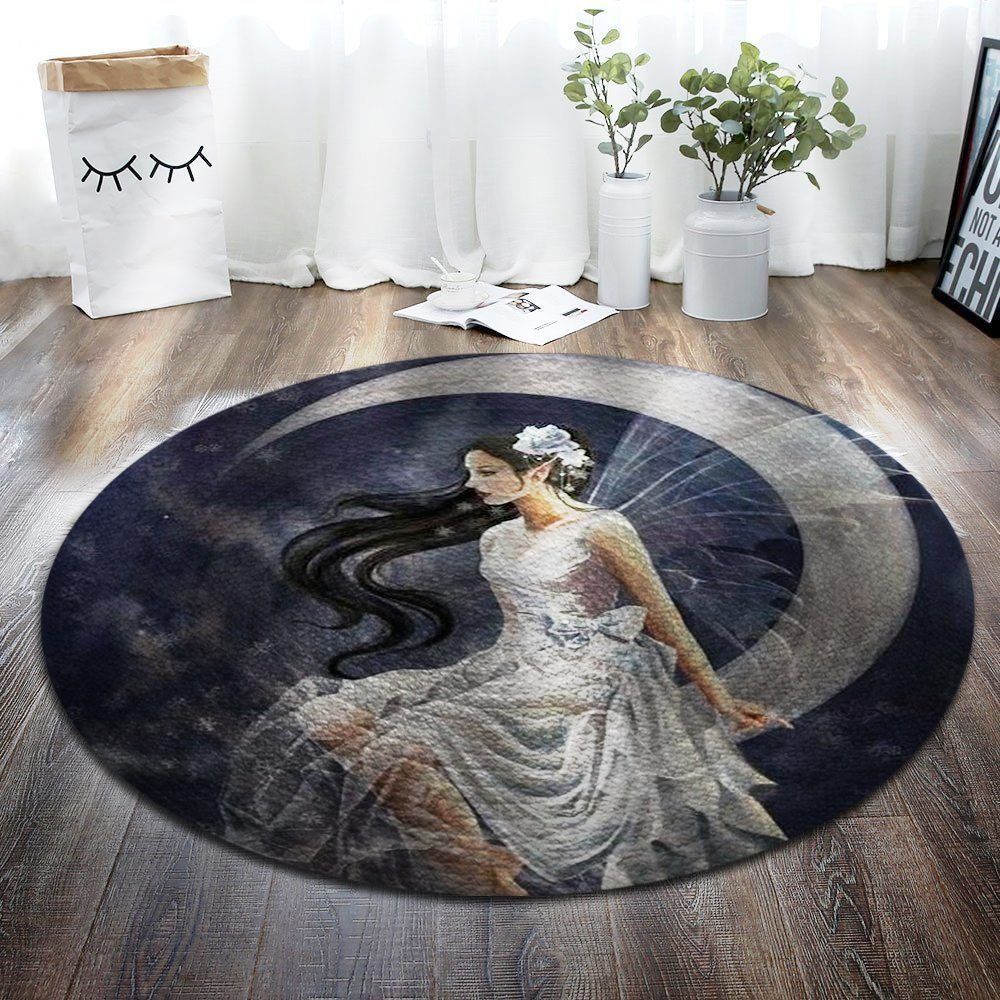 Fairy Round Rug Carpet Bedroom Livingroom Home Decor