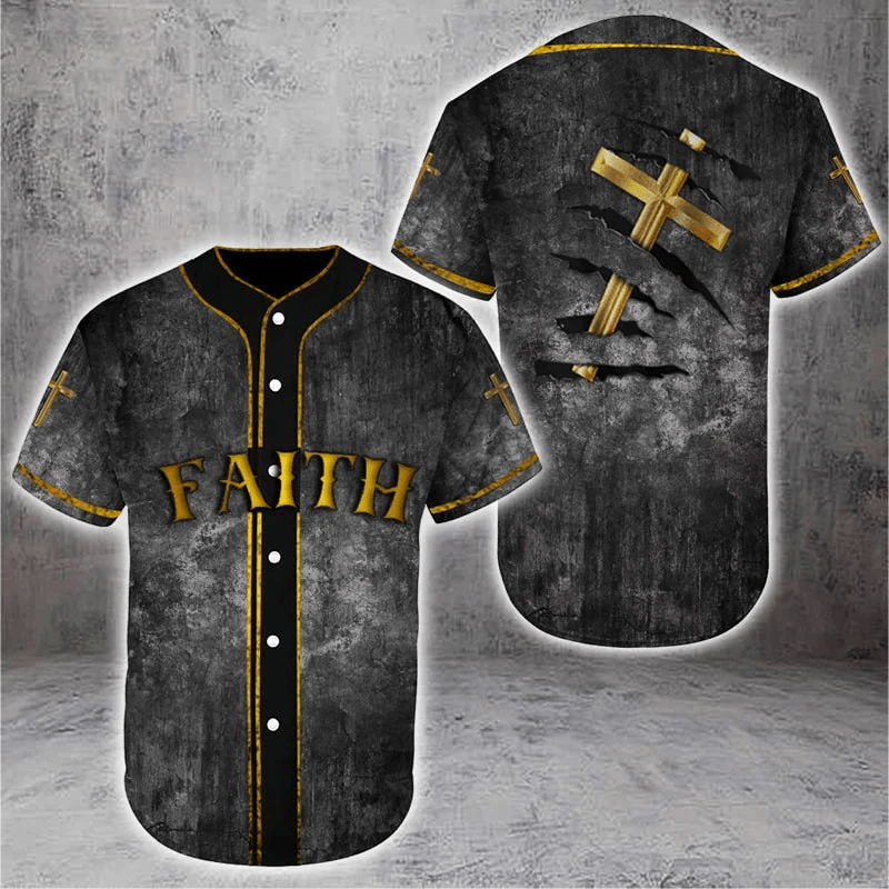 Faith Cross Baseball Jersey