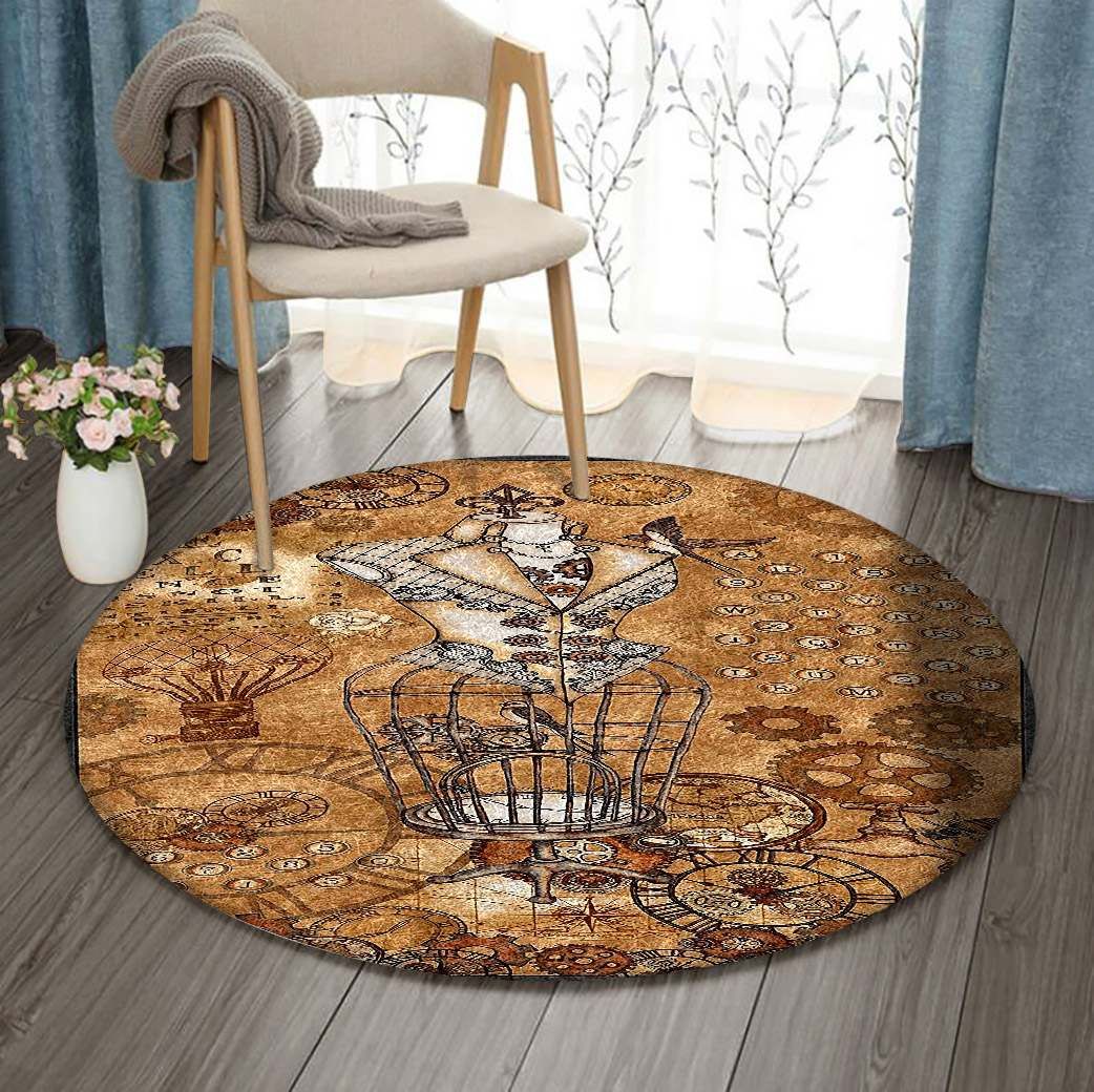 Fashion Round Rug Carpet Bedroom Livingroom Home Decor