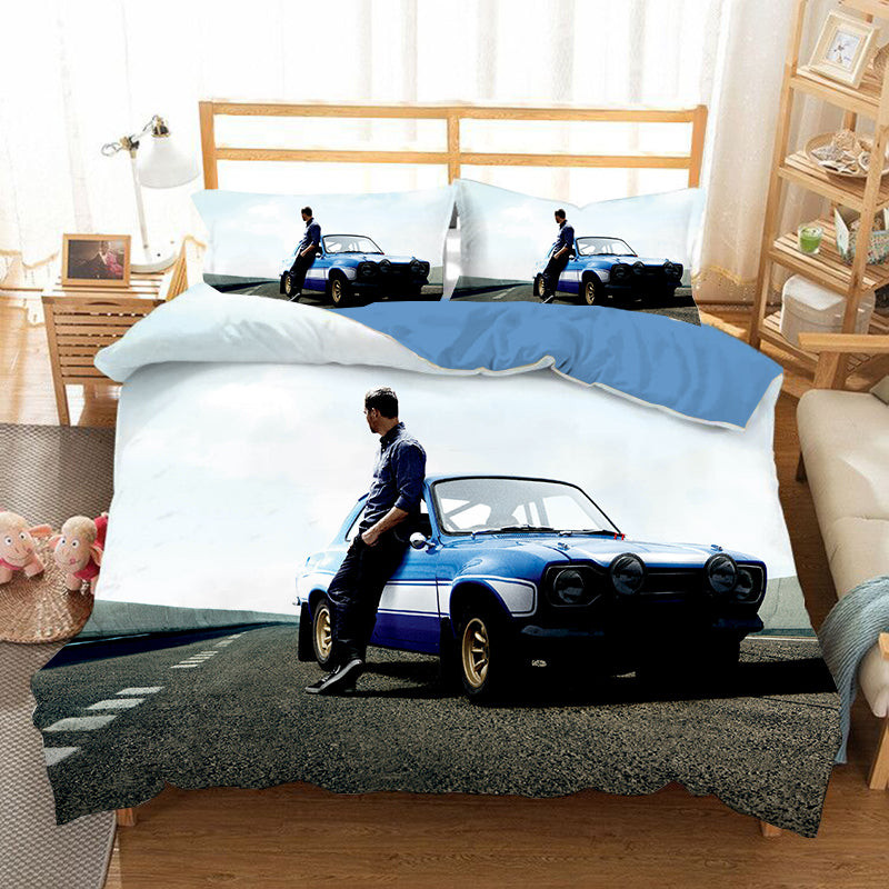Fast & Furious #5 Duvet Cover Quilt Cover Pillowcase Bedding Set Bed Linen Home Bedroom Decor