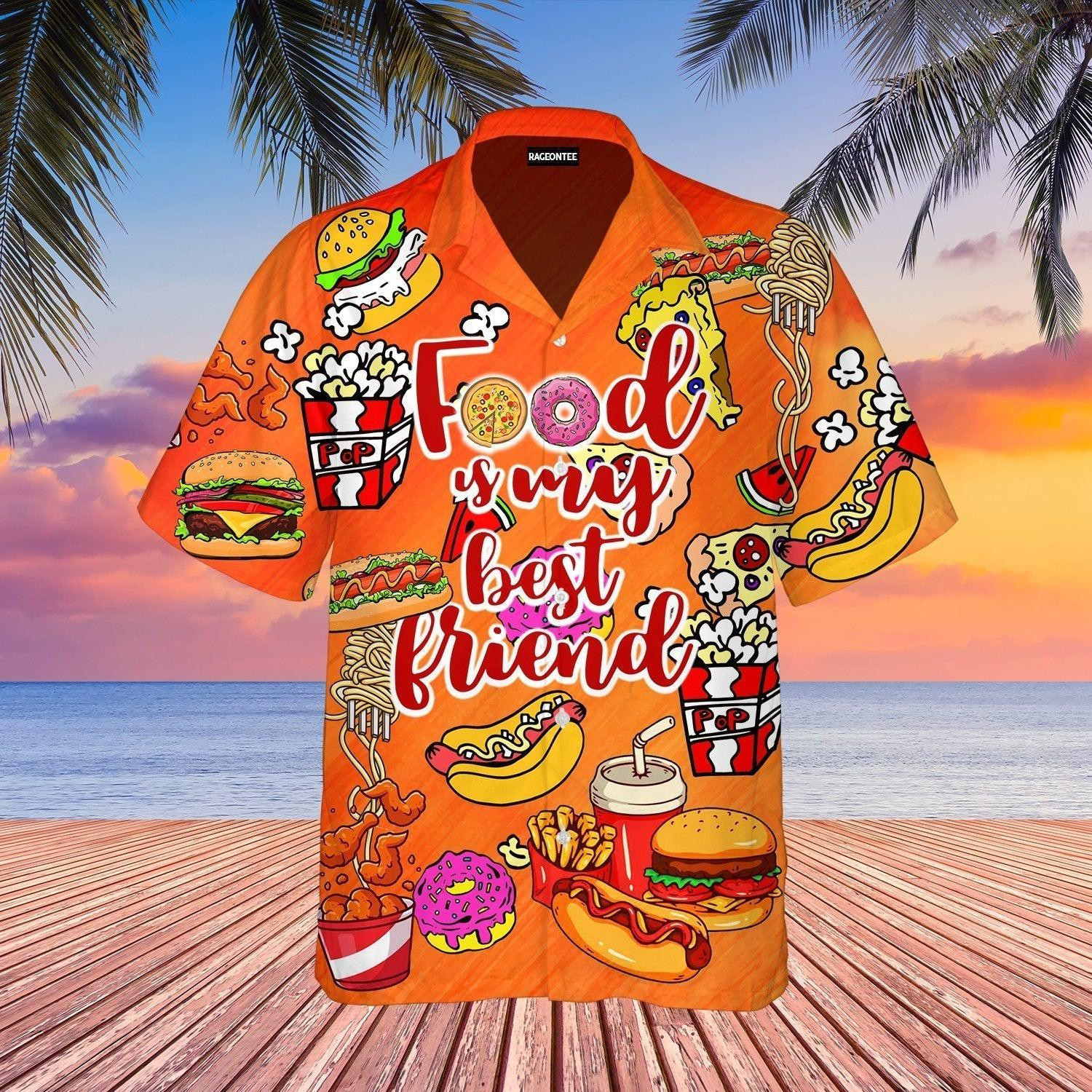 Fastfood Is My Best Friend Hawaiian Shirt