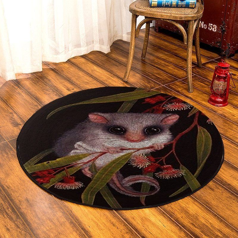 Feathertail Glider Round Rug Carpet Bedroom Livingroom Home Decor