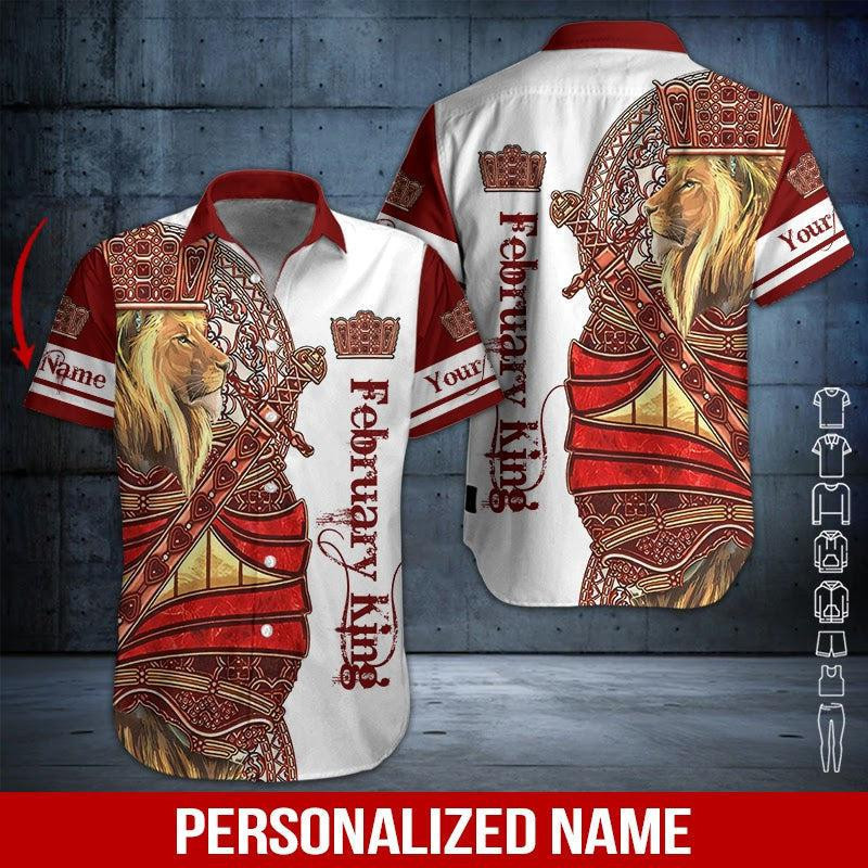February Guy Personalized Hawaiian Shirt