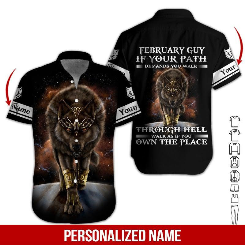 February Guy Personalized Hawaiian Shirt