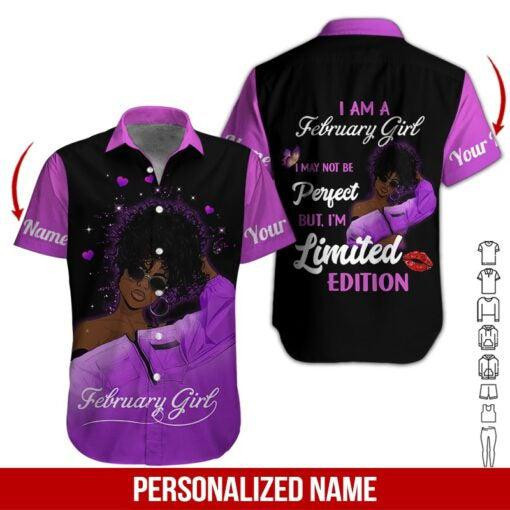 February Guy Personalized Hawaiian Shirt