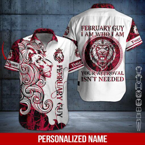 February Guy Personalized Hawaiian Shirt