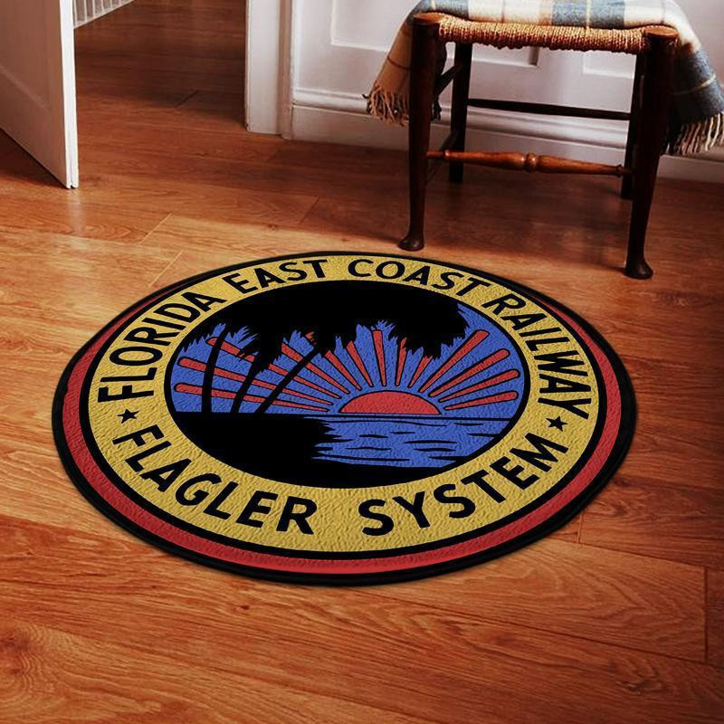 Fecr Living Room Round Rug Carpet Bedroom Livingroom Home Decor