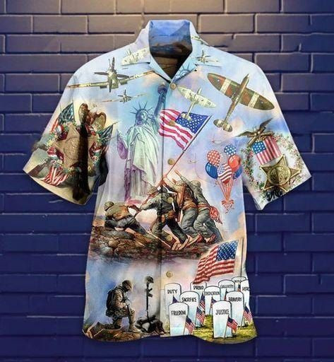 Felacia Memorial American Veterans Hawaiian Shirt
