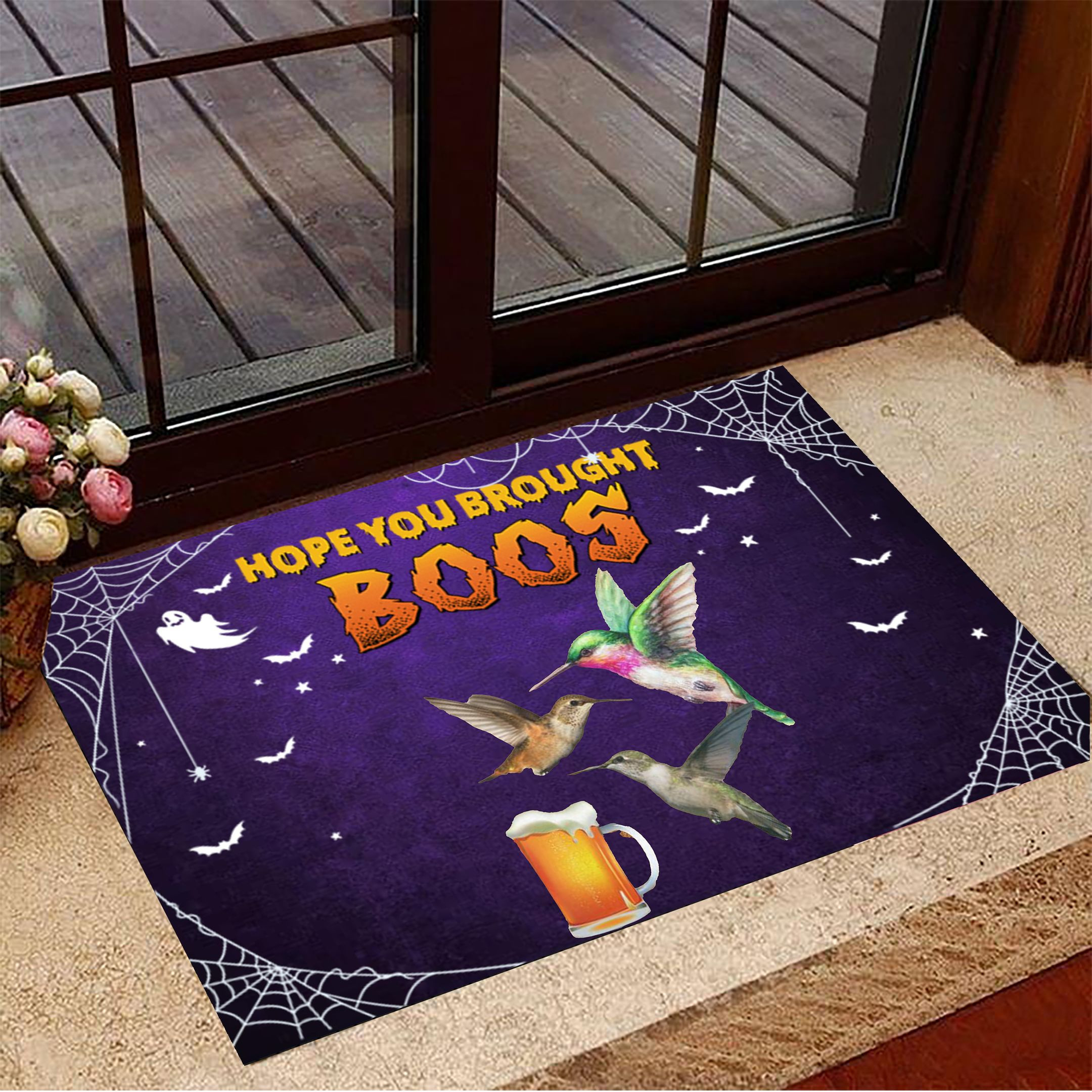 Ferret You Brought Boos Rubber Doormat Welcome Home Rubber Doormat Halloween Room Decor