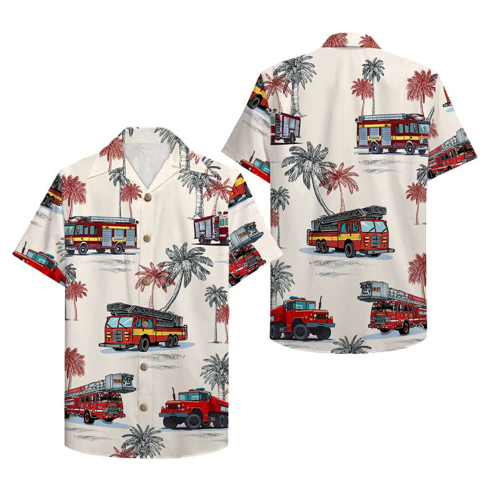 Firefighter Hawaiian Shirt