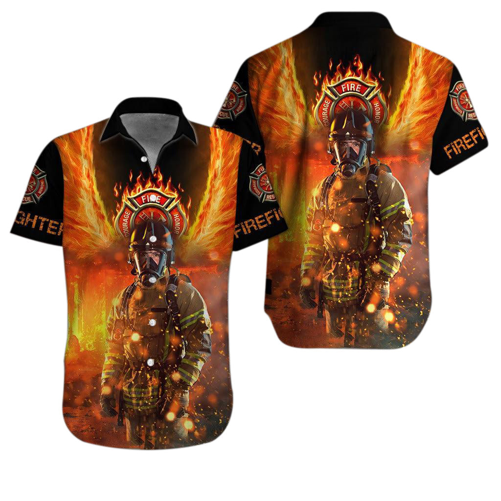 Firefighter Hawaiian Shirt