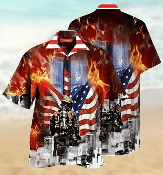 Firefighter Hawaiian Shirt