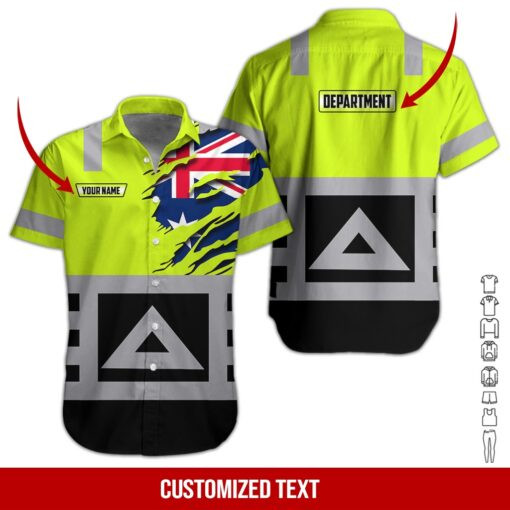 Firefighter Personalized Hawaiian Shirt