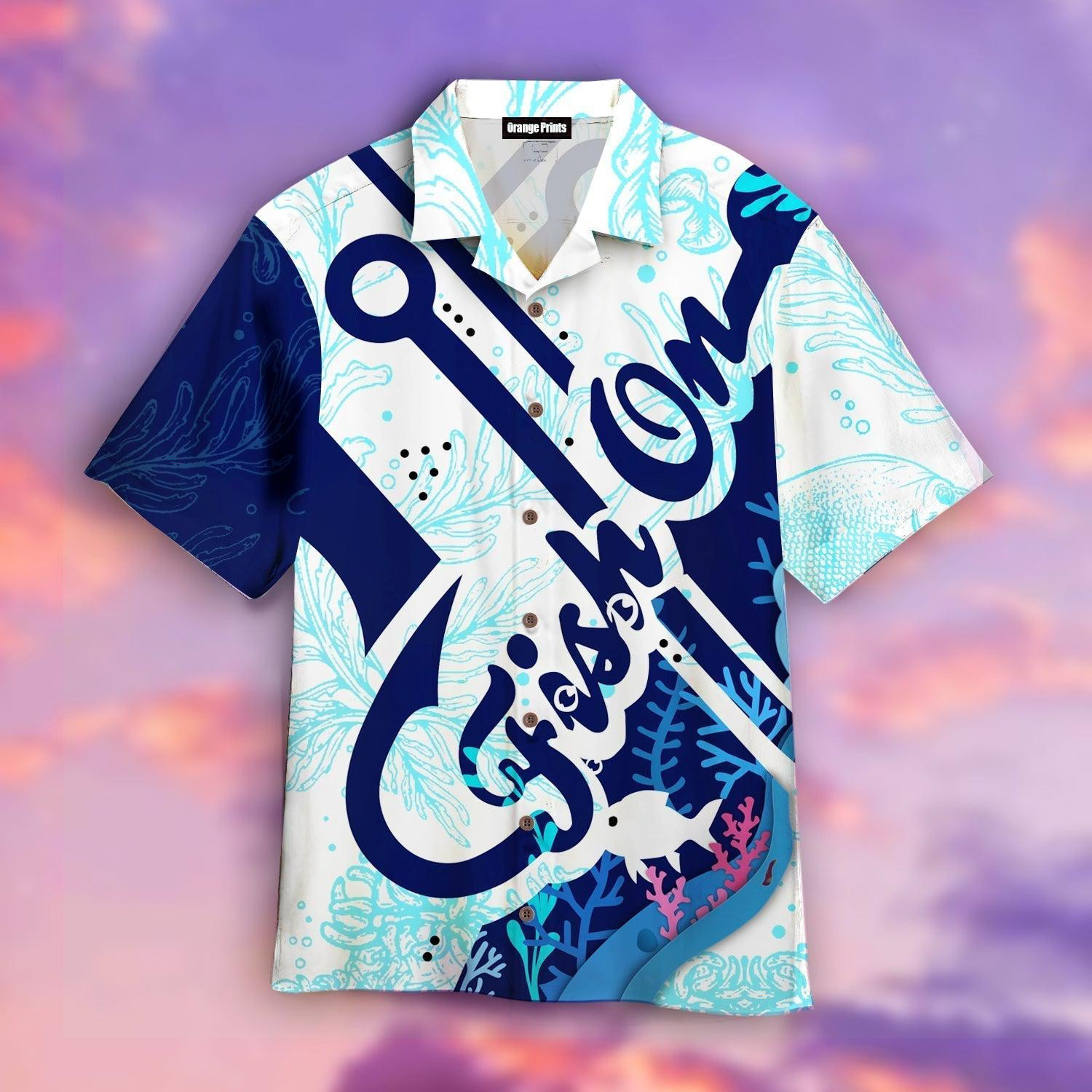 Fish On Hook Hawaiian Shirt