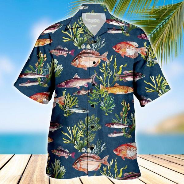 Fishing Aloha Hawaiian Shirts For Men & For Women | HL1085