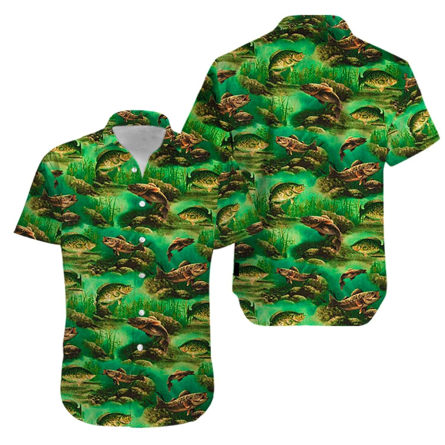 Fishing Boat Trout Hawaiian Shirt