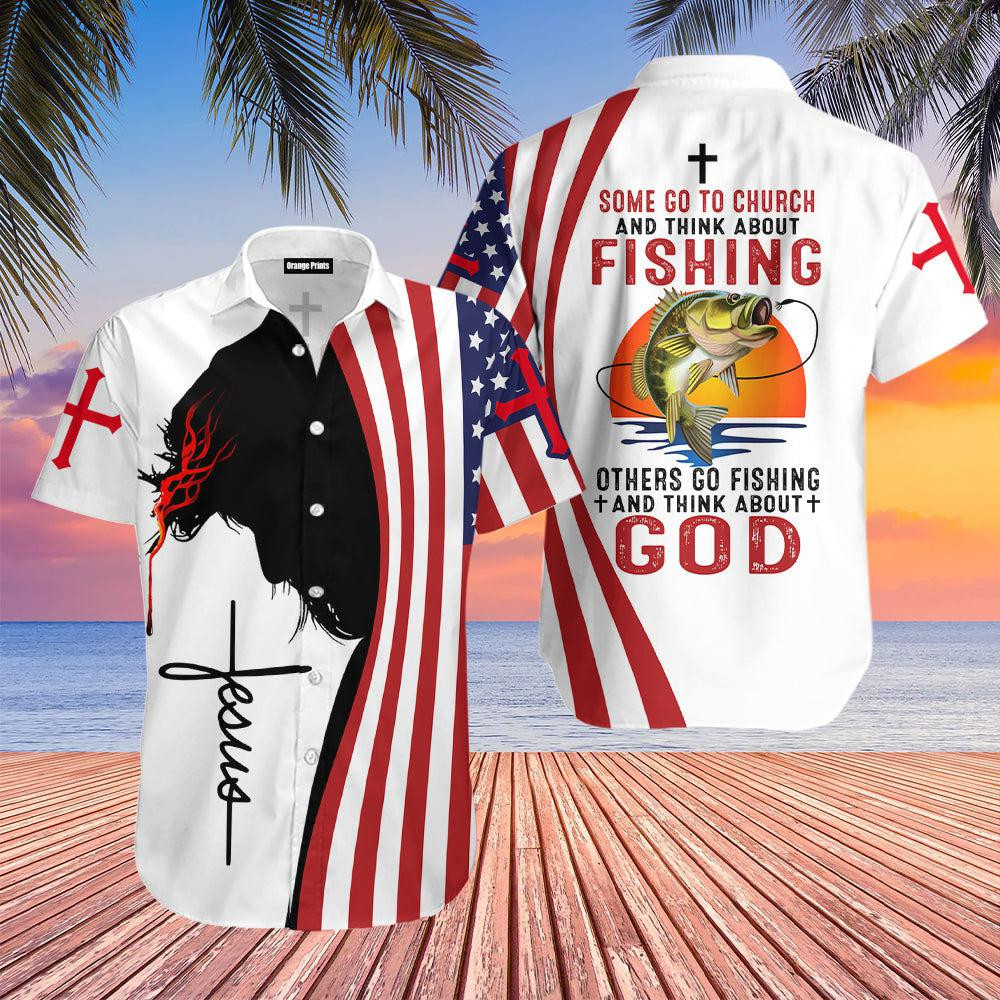 Fishing God Hawaiian Shirt