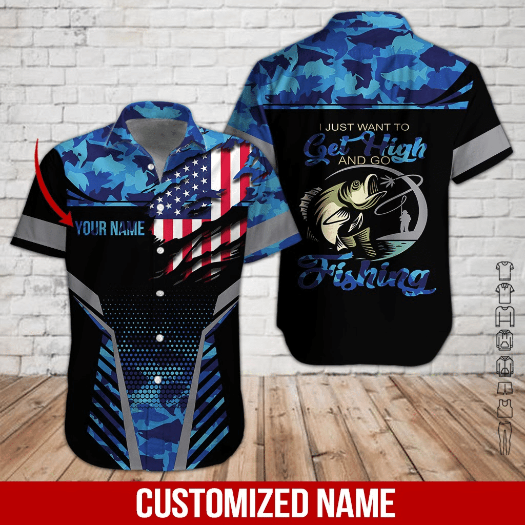 Fishing Personalized Hawaiian Shirt