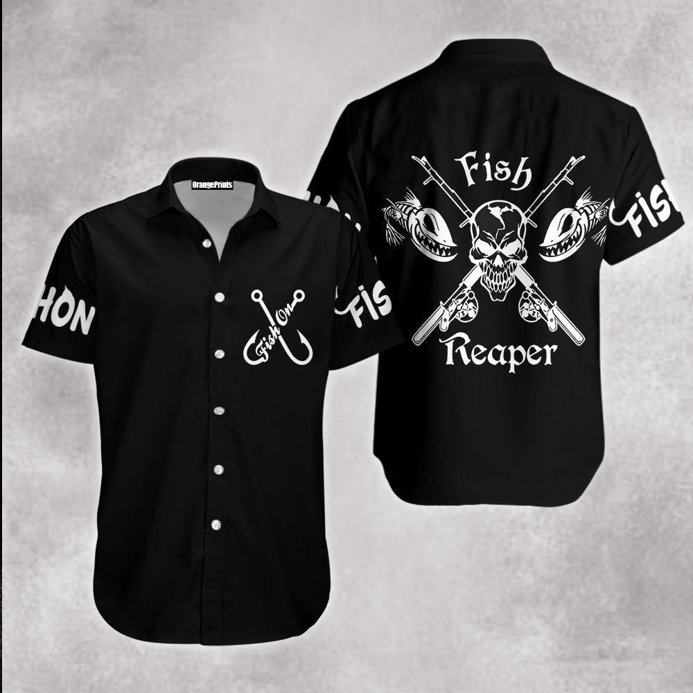 Fishing Reaper Hawaiian Shirt