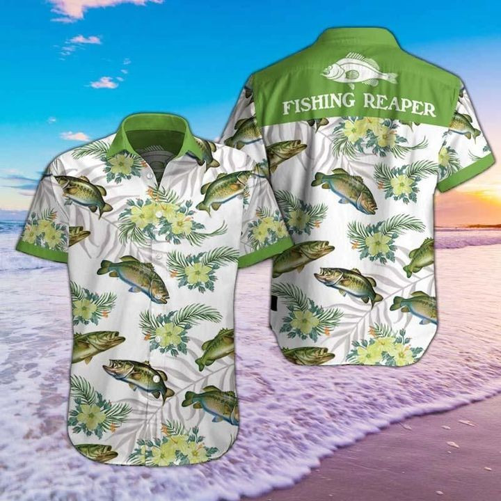 Fishing Reaper Hawaiian Shirt