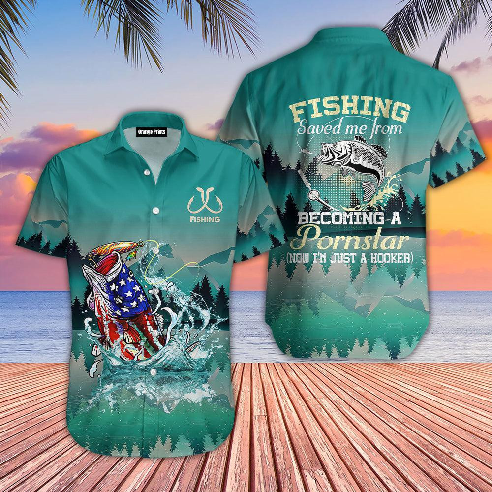 Fishing Saved Me Hawaiian Shirt