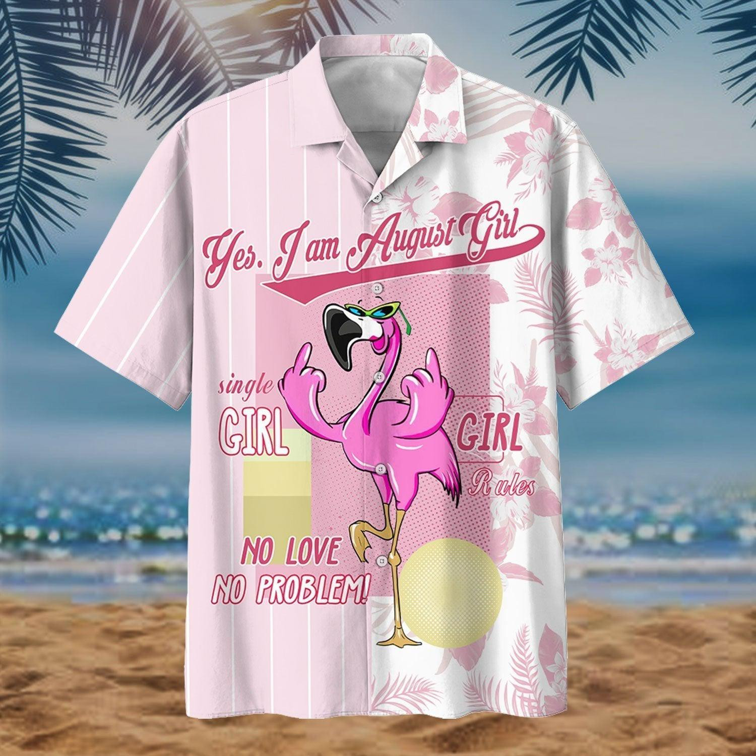 Flamingo - August Girl Hawaiian Shirt
