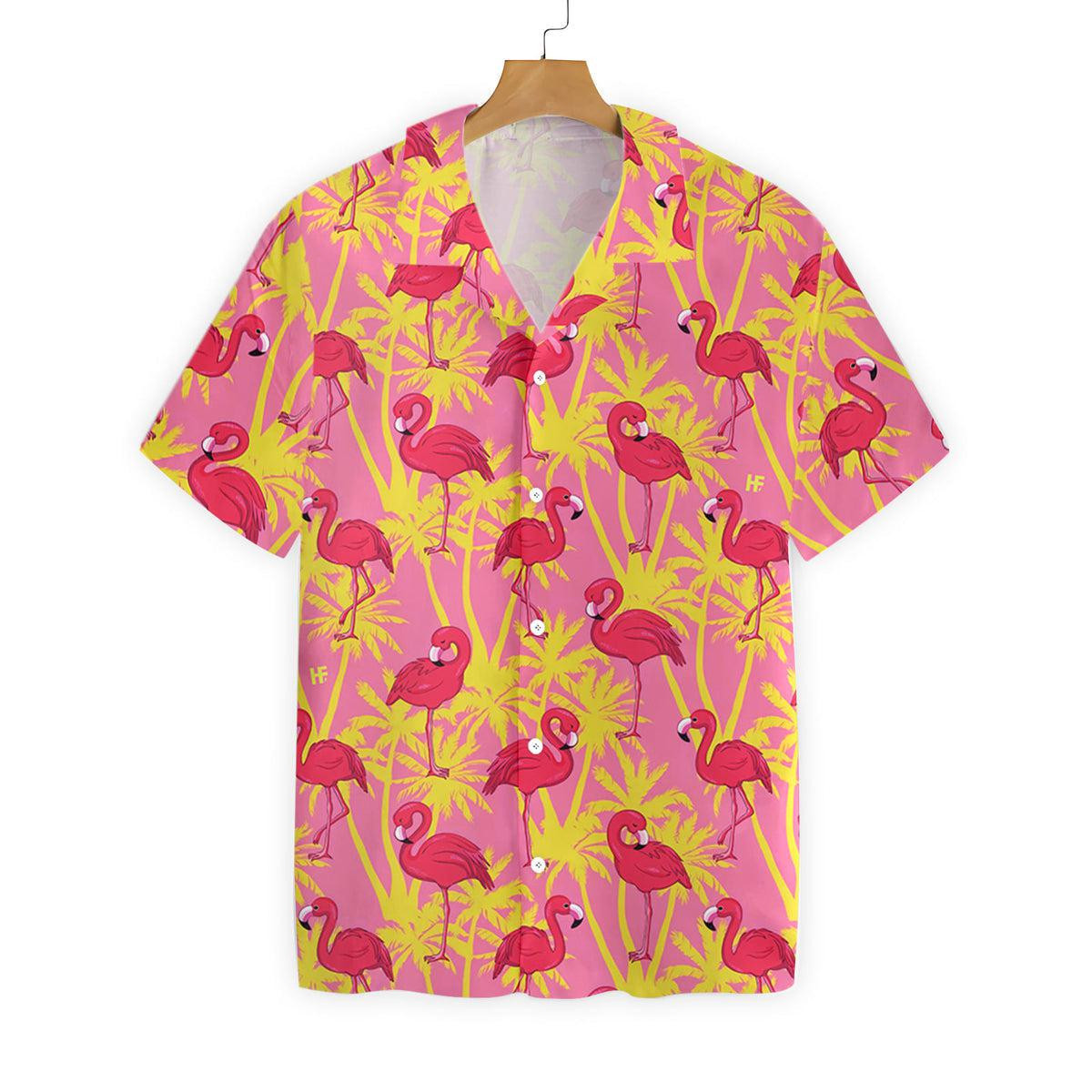 Flamingo Hawaiian Shirt - Image 3