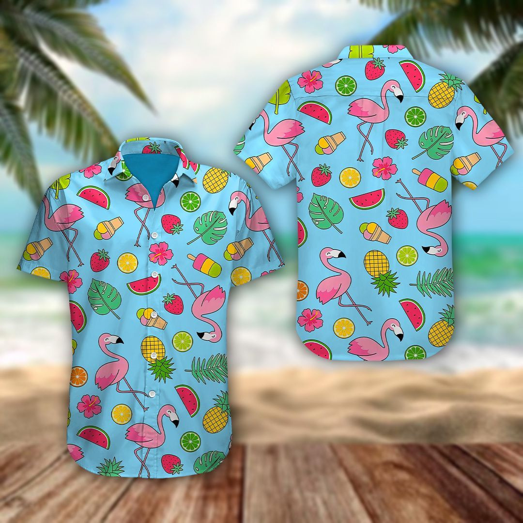Flamingo Hawaiian Shirt