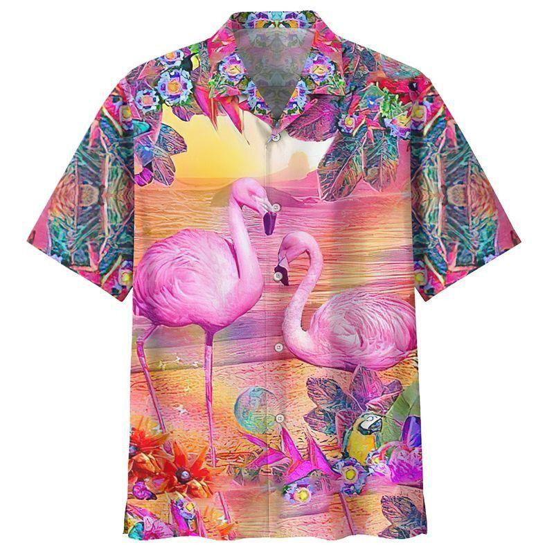 Flamingo Hawaiian Shirt