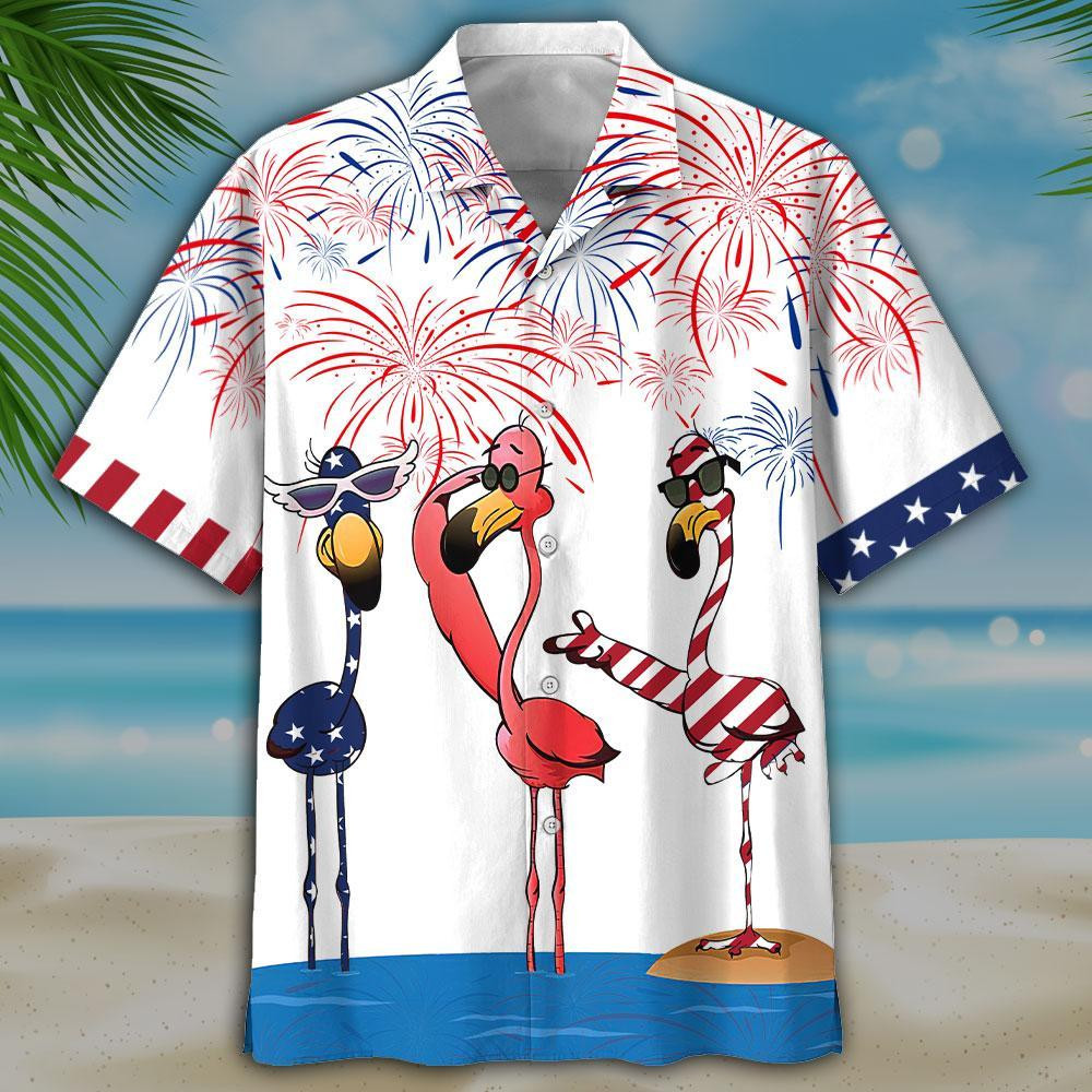 Flamingo Hawaiian Shirt