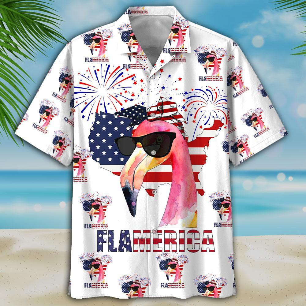 Flamingo Hawaiian Shirt