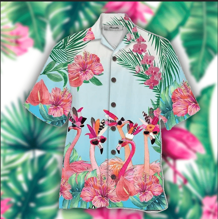Flamingo Hawaiian Shirt