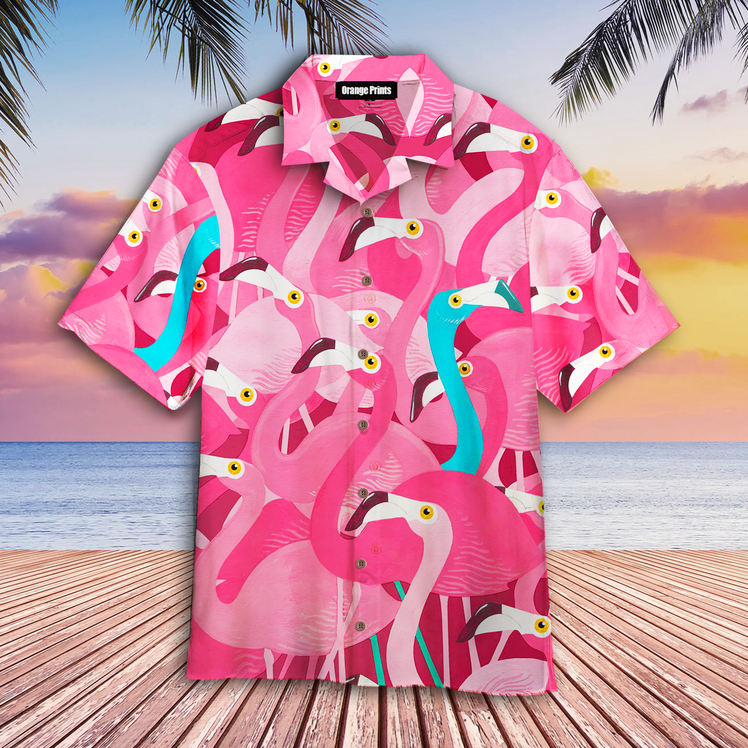 Flamingo Hawaiian Shirt