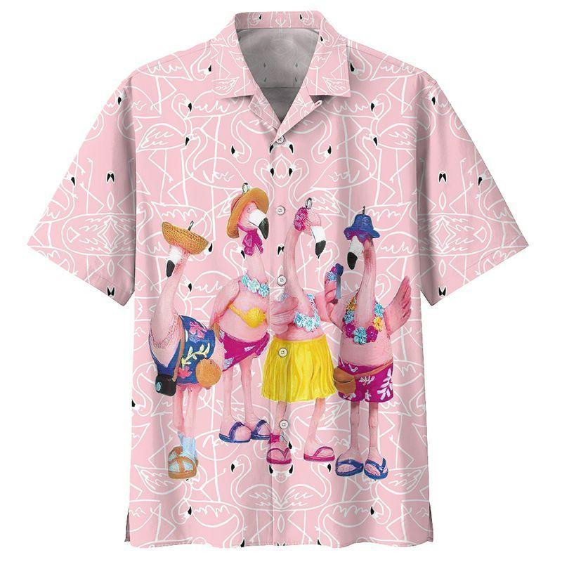 Flamingo Hawaiian Shirt
