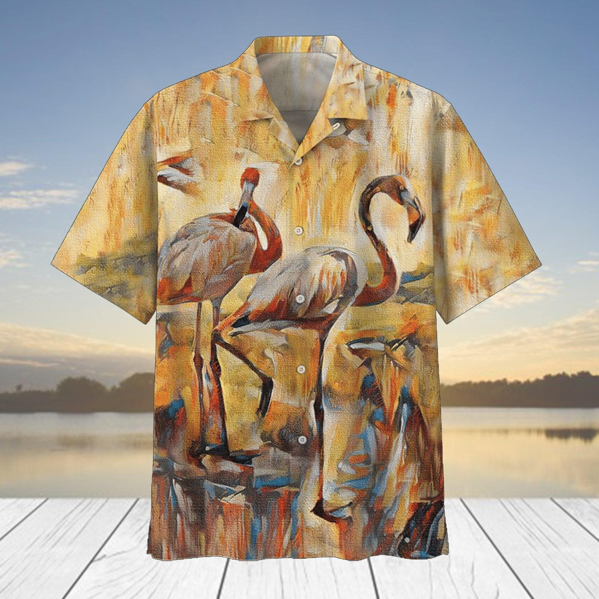 Flamingo Hawaiian Shirt
