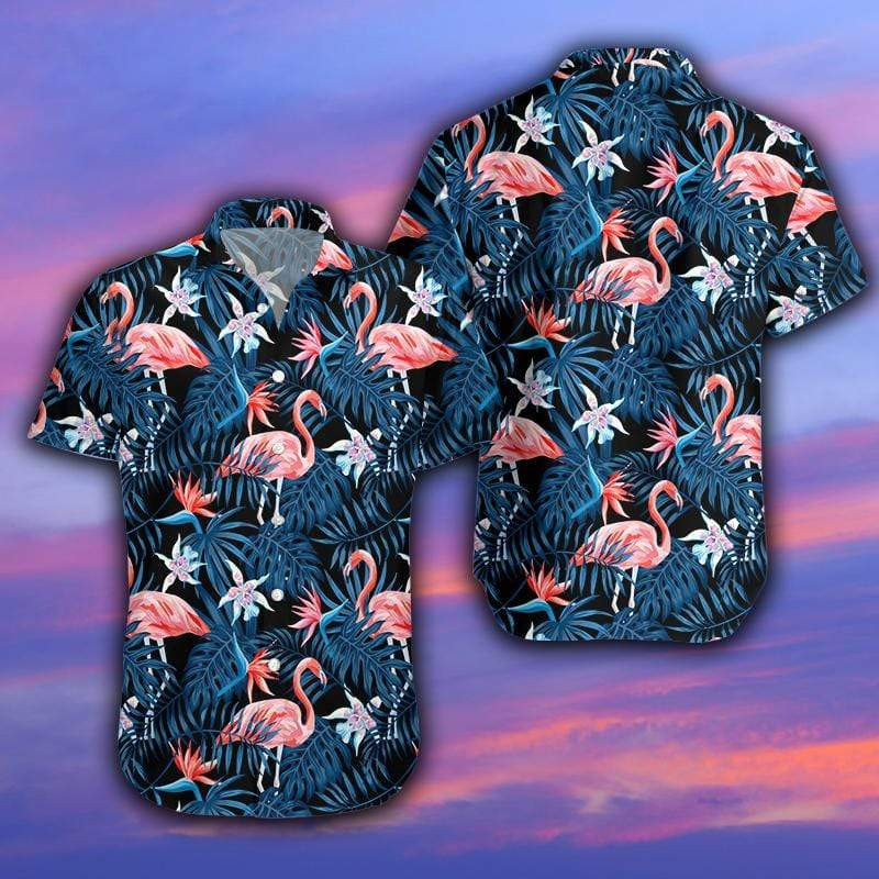 Flamingo Tropical Aloha Hawaiian Shirt