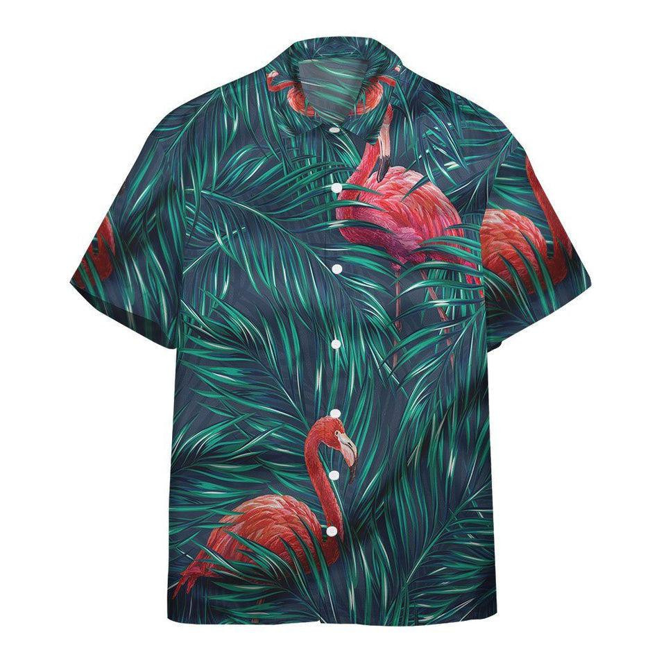 Flamingo Tropical Hawaiian Shirt