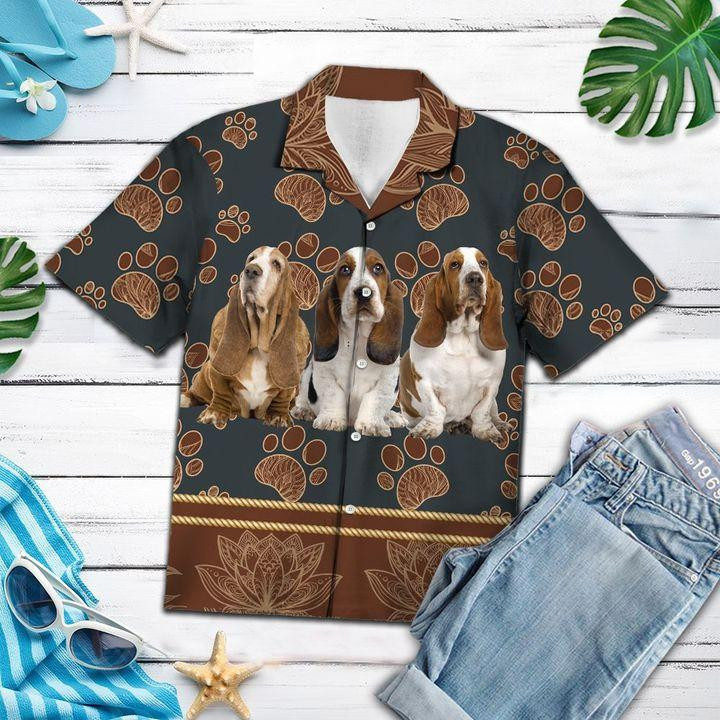 Floral Paw Hawaiian Shirt