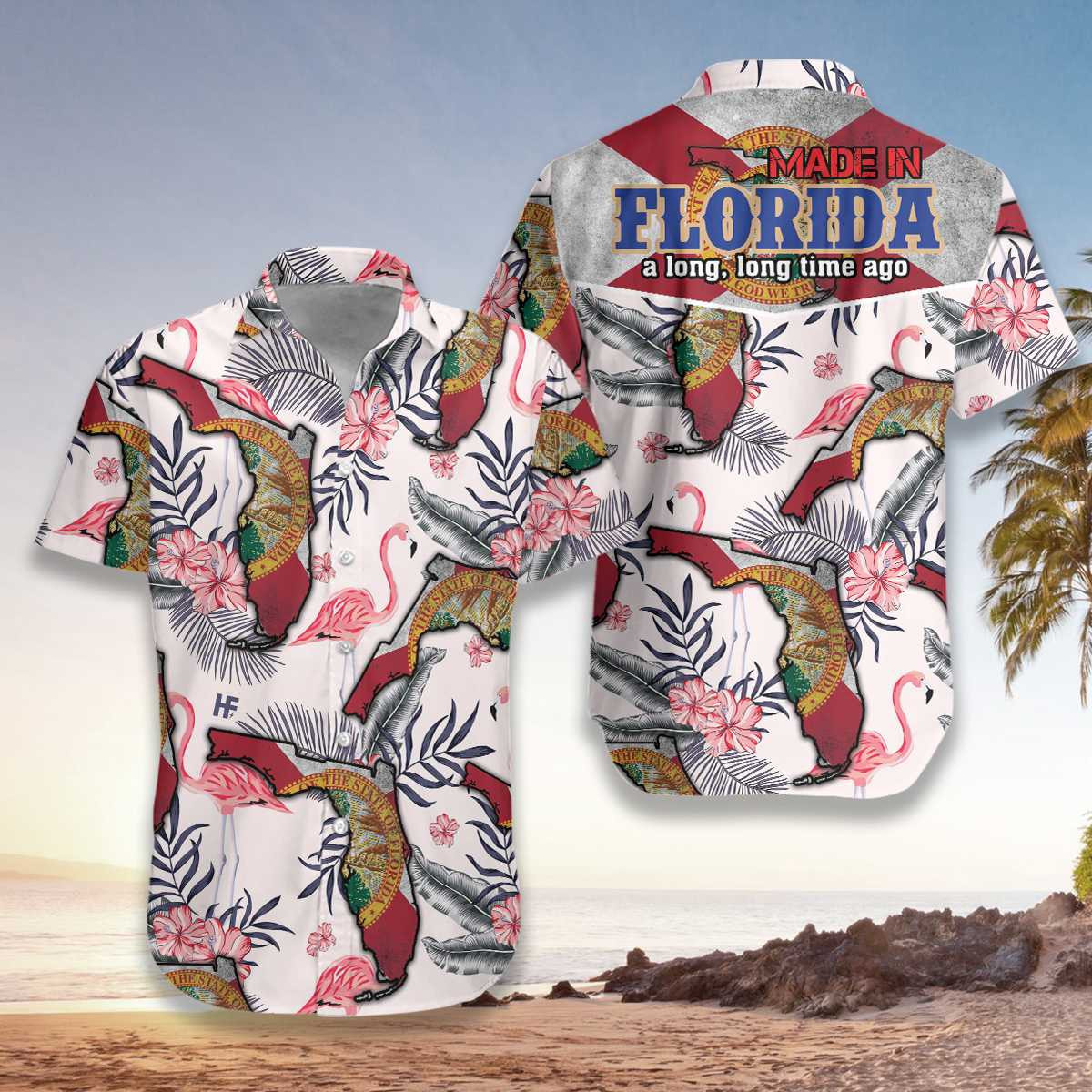 Florida Made In Long Time Hawaiian Shirt