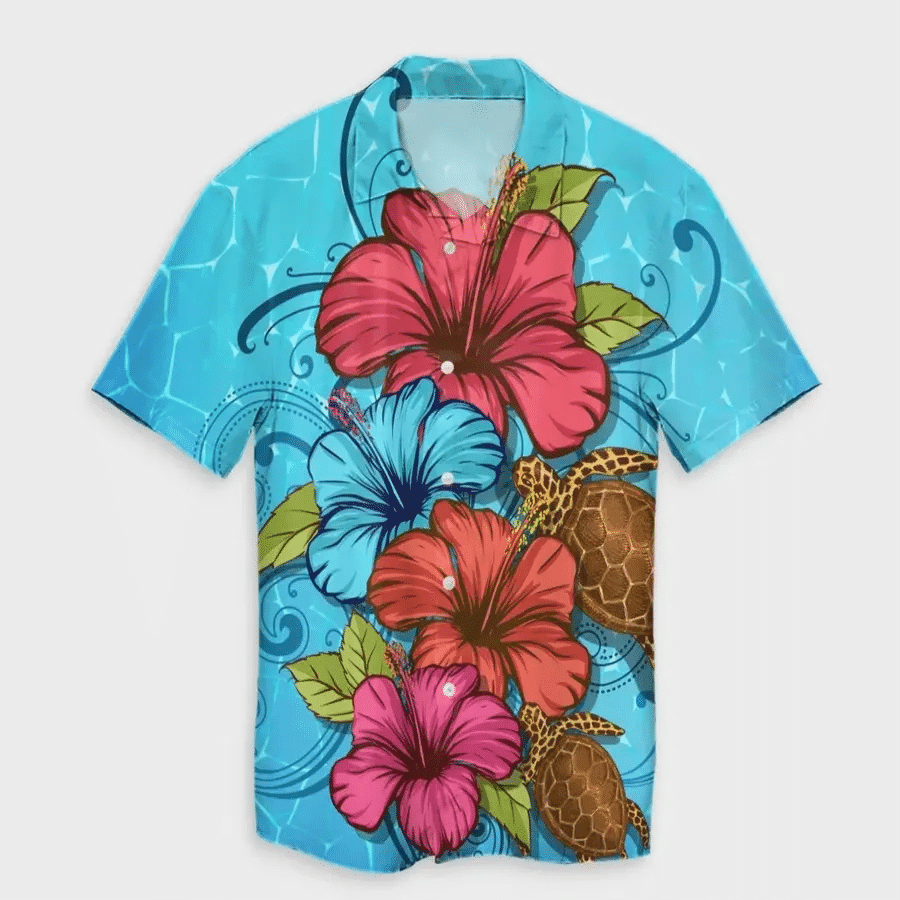 Flower Hawaiian Shirt