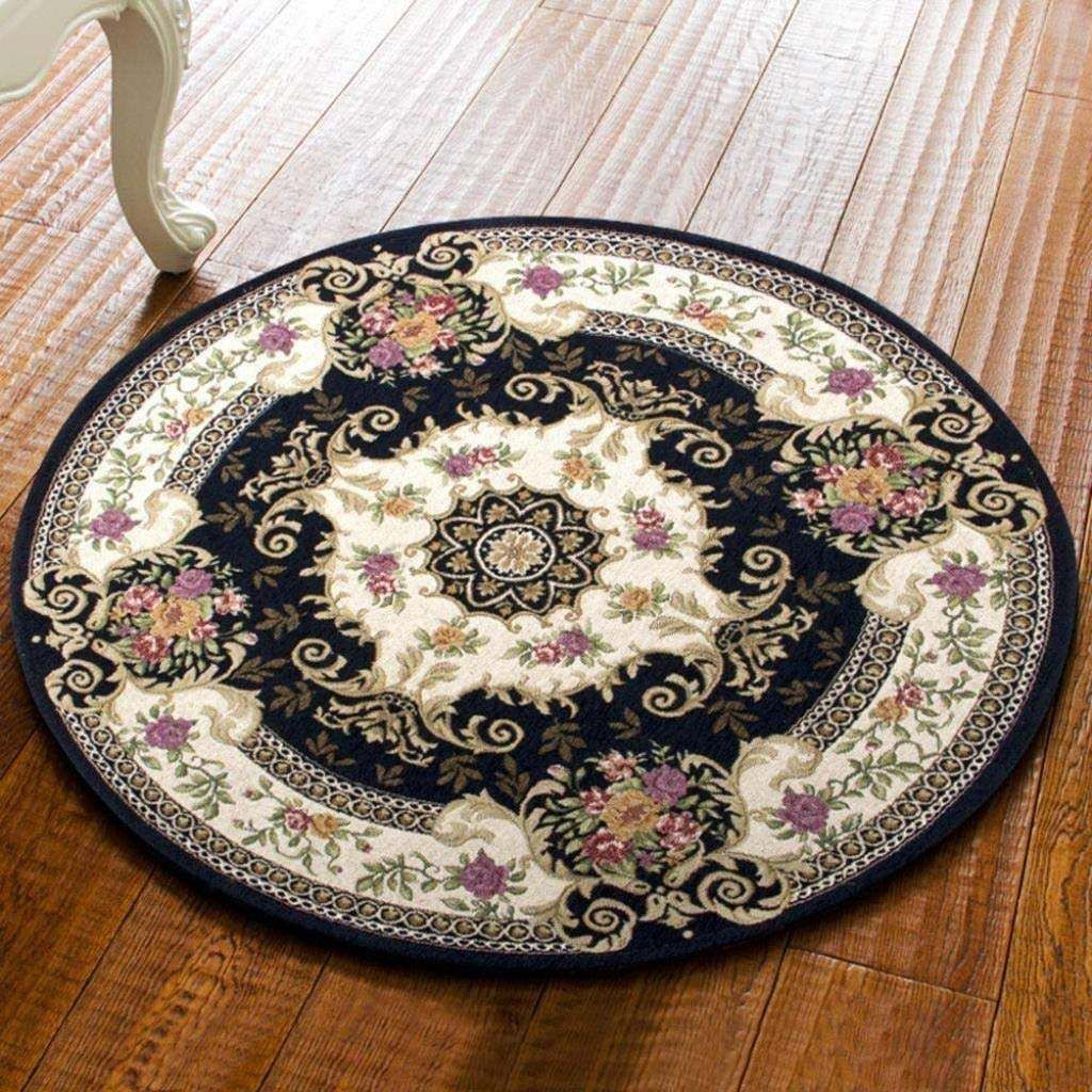 Flower Round Rug Carpet Bedroom Livingroom Home Decor